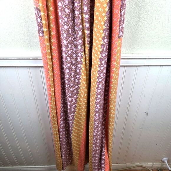 Women's Boho Boutique Patwork Pasel Wide Leg Colorful Patterned Maxi Romper - Picture 5 of 13